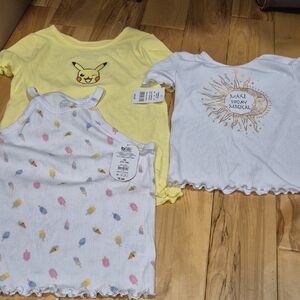 Wonder Nation Pikachu and Magical Kids Tee Set